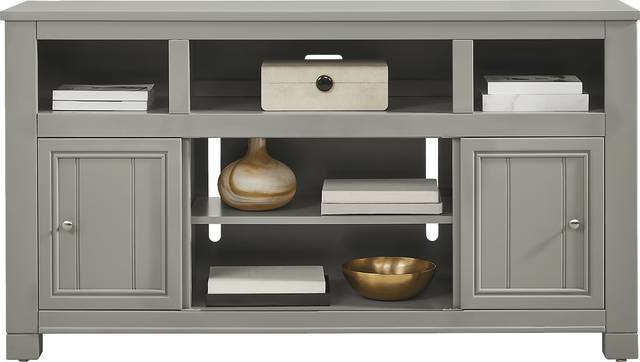 Lakeside Cottage Gray 64 In. Console - Thumbnail - Image 4
