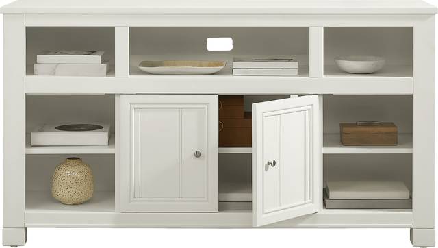 Lakeside Cottage White 64 In. Console - Thumbnail - Image 4
