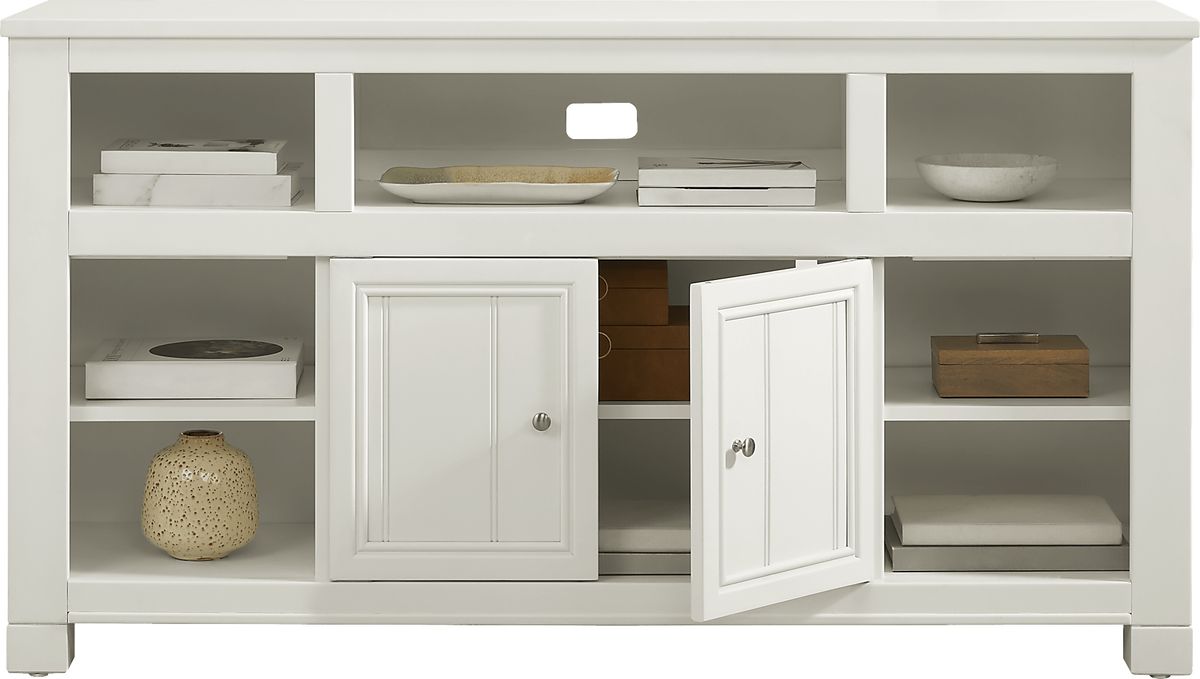 Lakeside Cottage White Console | Rooms to Go