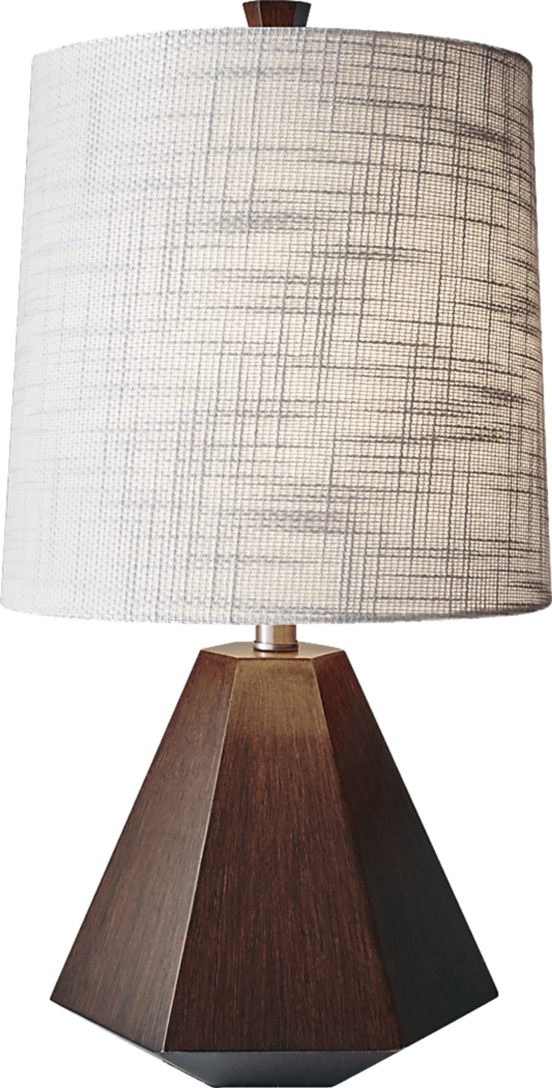 Lakeside Court Walnut Lamp - Image 1