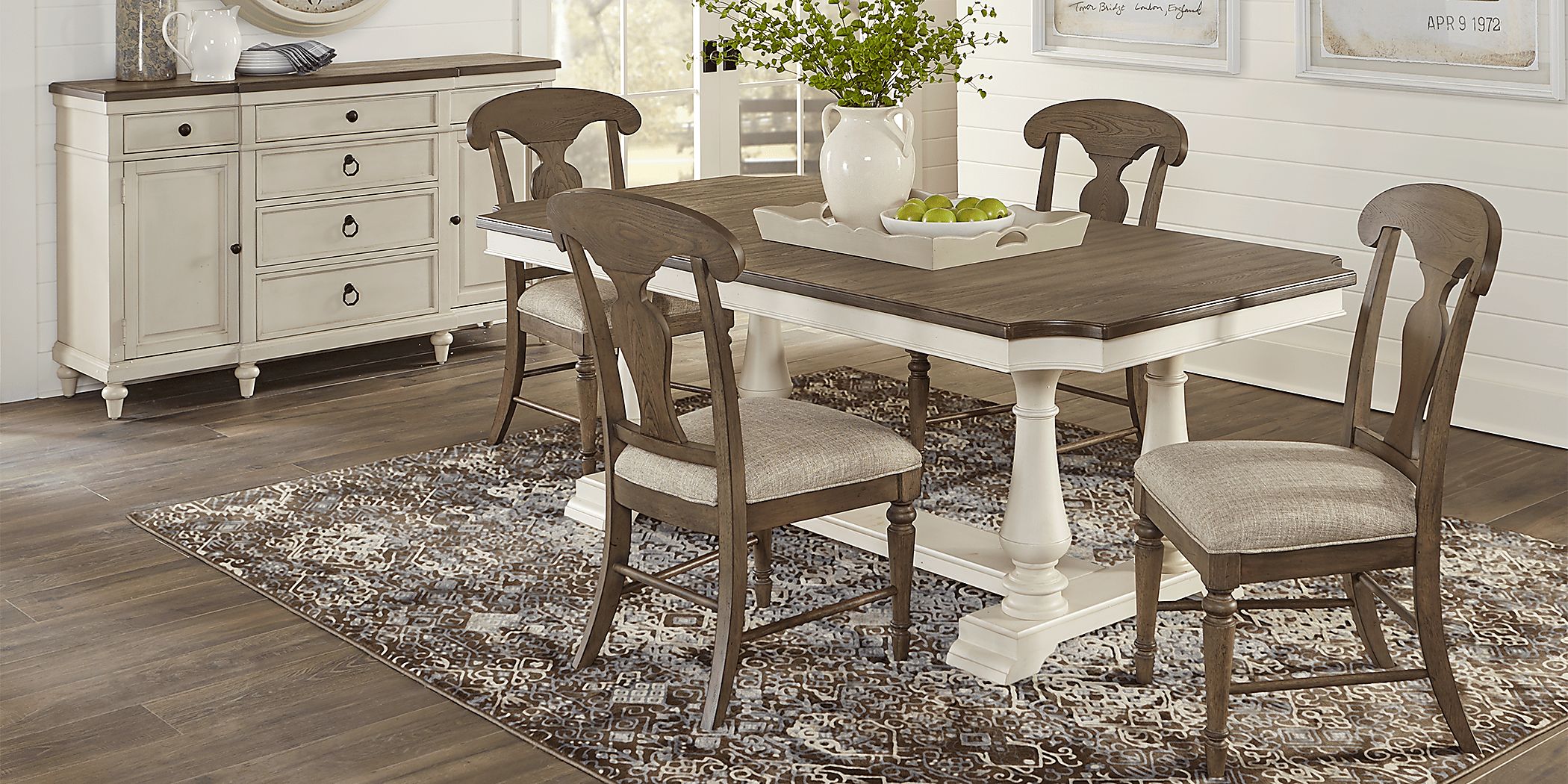 Lakeside Manor Brown 5 Pc Dining Room - Rooms To Go