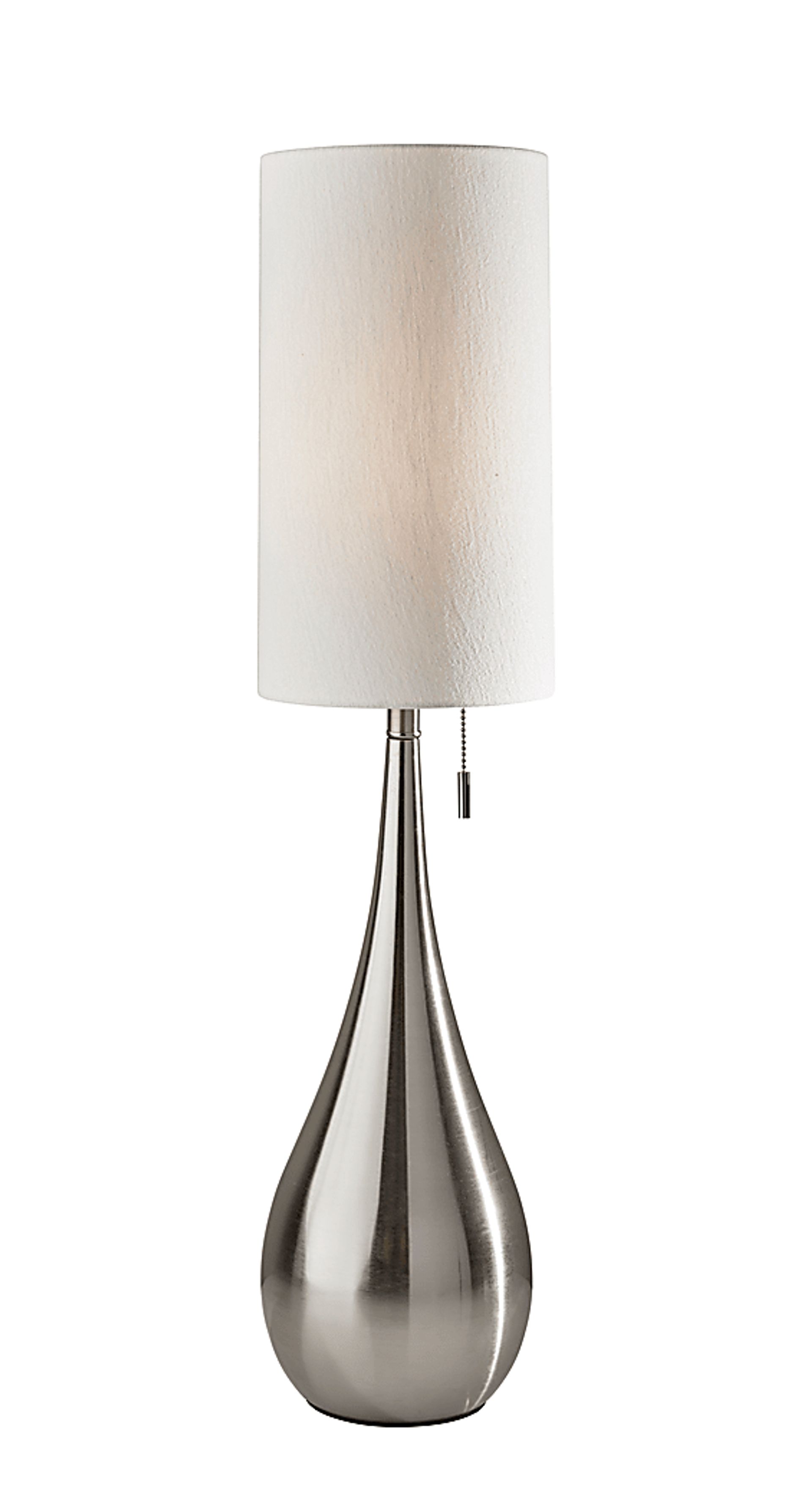 Lakeview Court Brushed Steel Lamp - Image 1