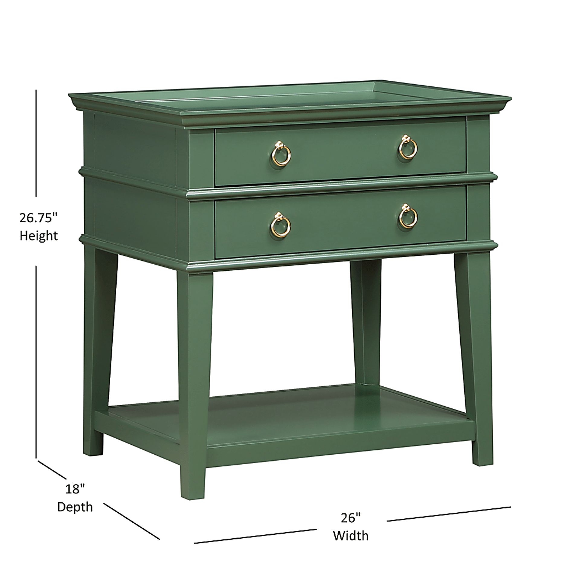Lakoba Green Nightstand - Image 12