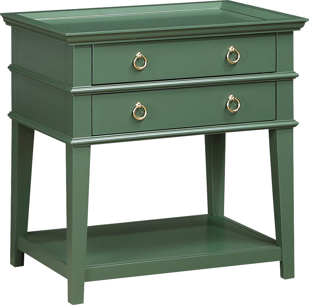 Lakoba Green Nightstand