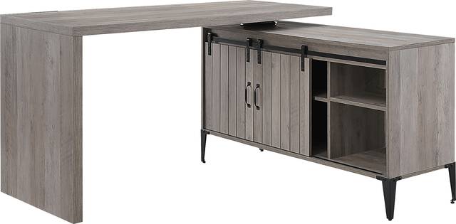 Lakwani Gray Desk - Thumbnail - Image 2