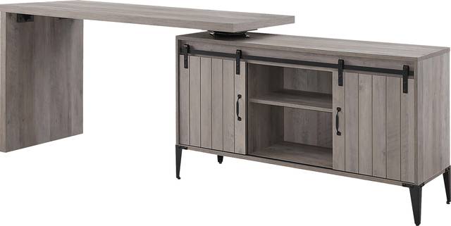 Lakwani Gray Desk - Thumbnail - Image 3