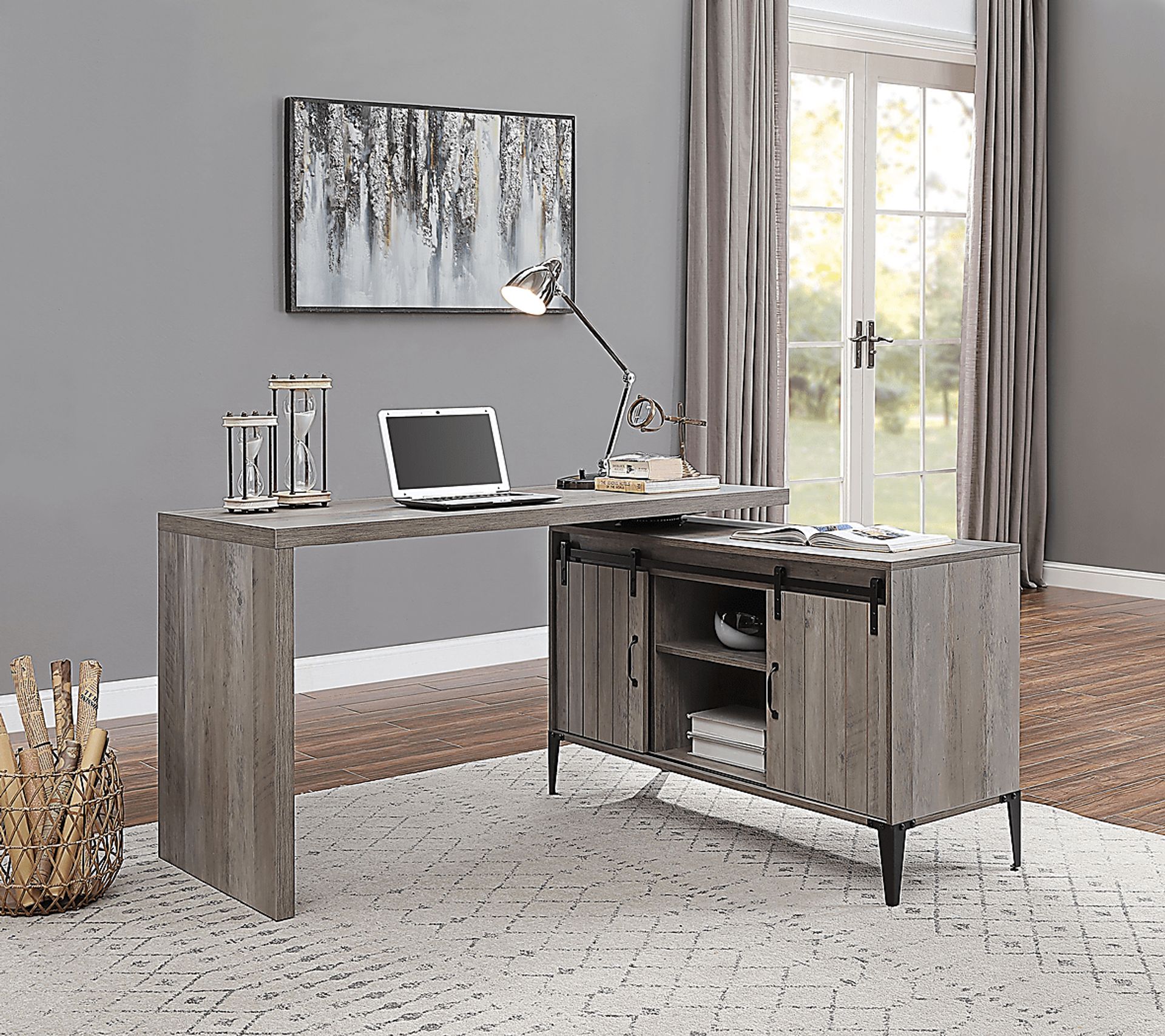 Lakwani Gray Desk - Image 8