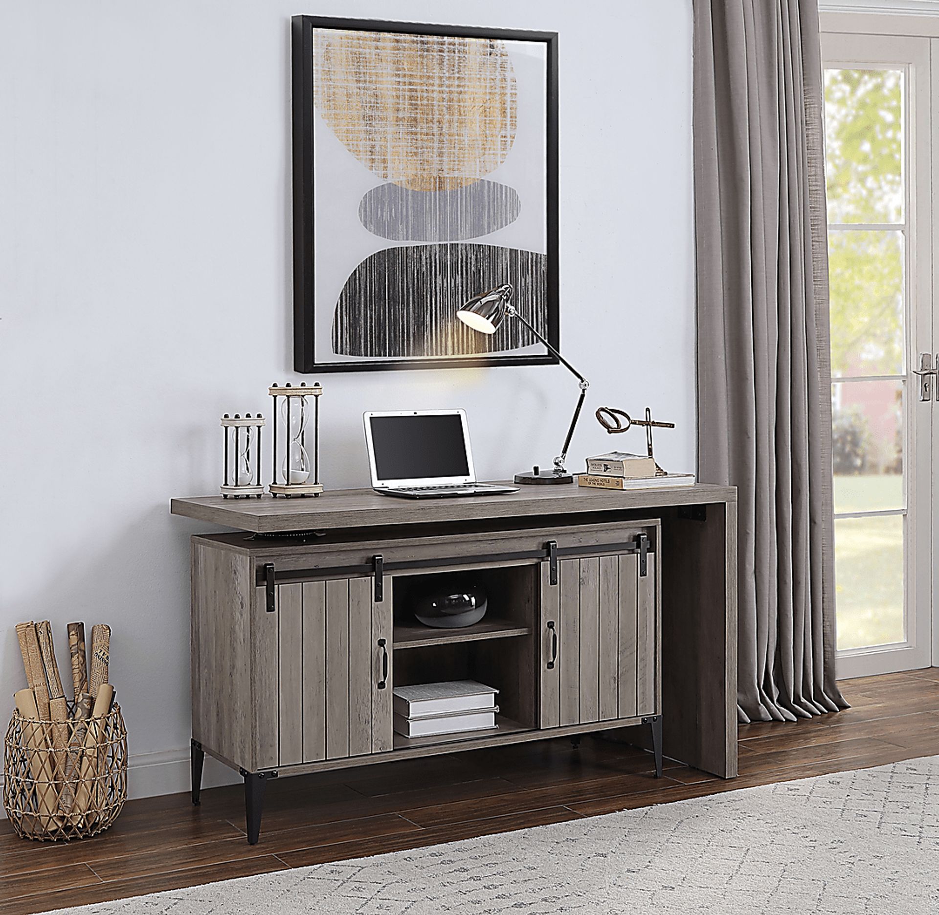 Lakwani Gray Desk - Image 10