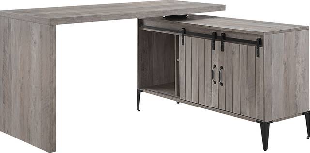Lakwani Gray Desk - Thumbnail - Image 1