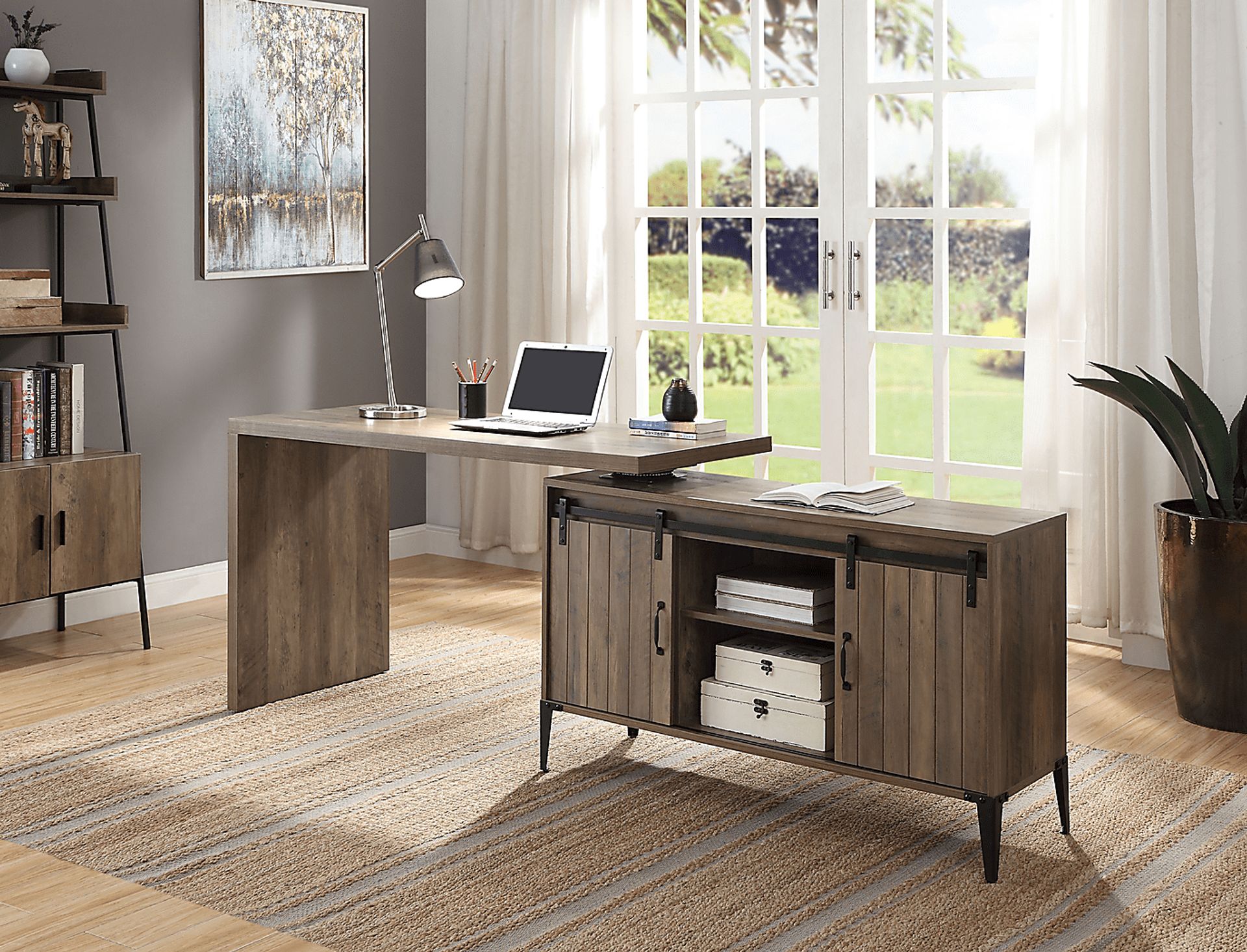 Lakwani I Brown Desk - Image 9