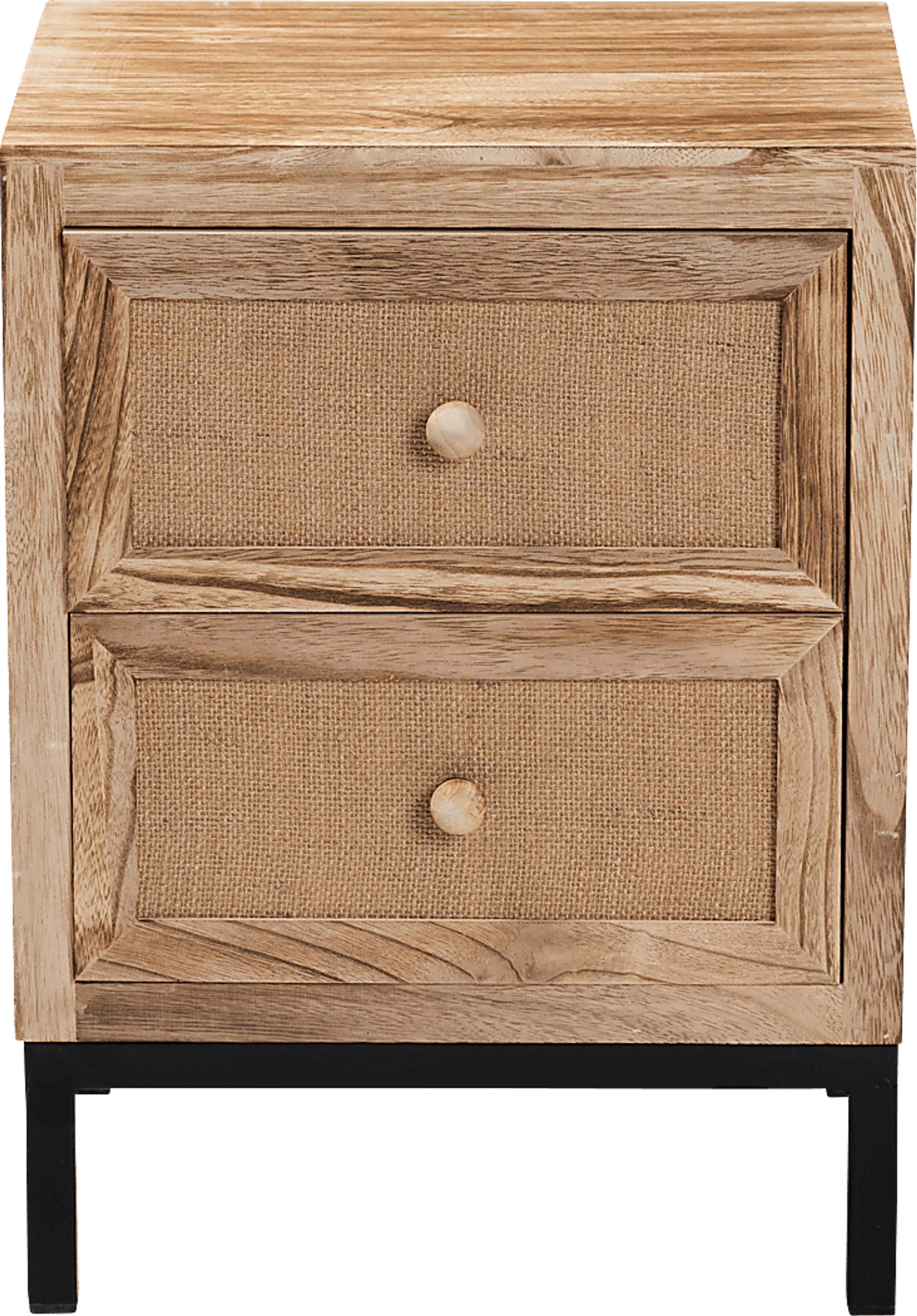 Lalane Brown Small Nightstand - Image 3