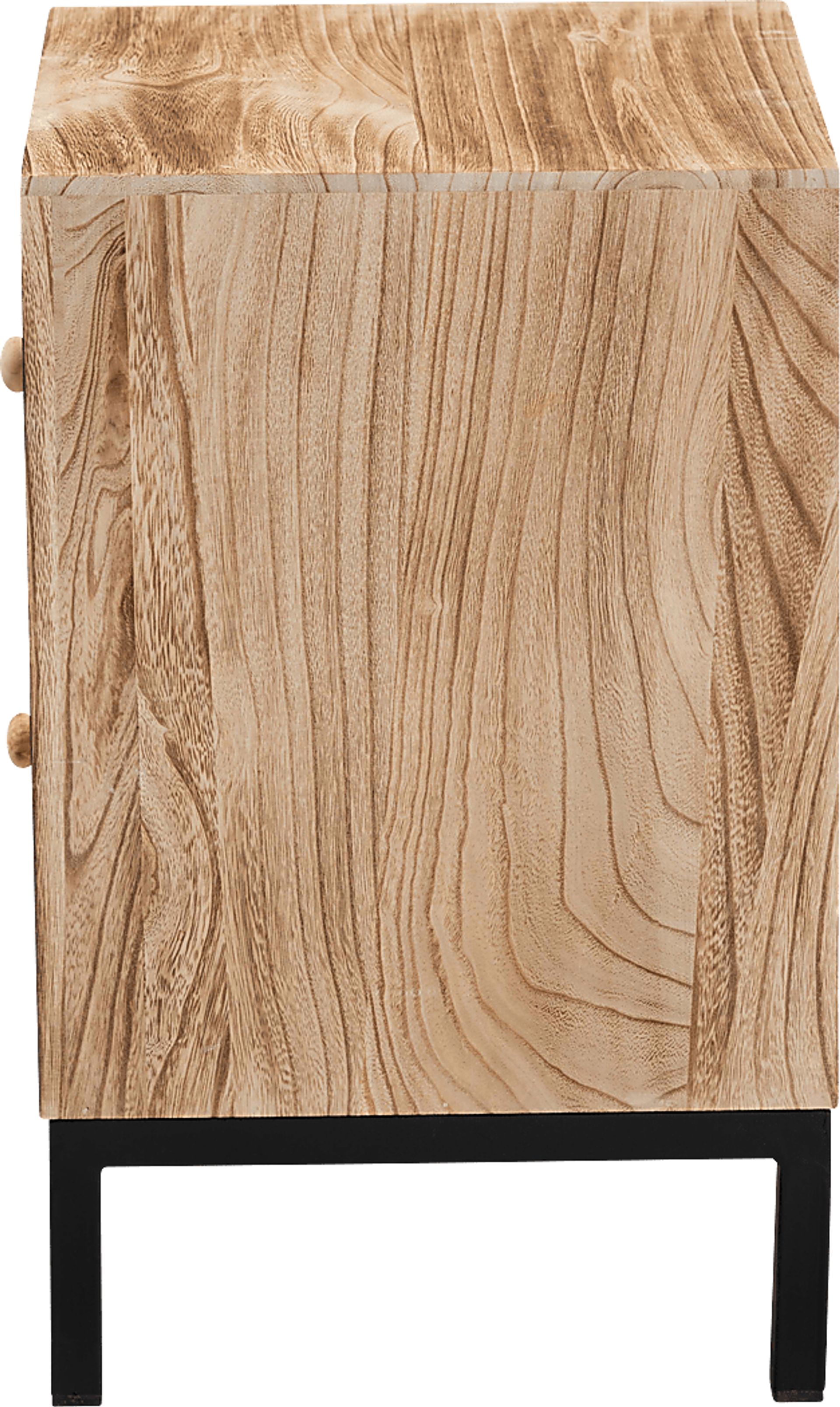 Lalane Brown Small Nightstand - Image 4