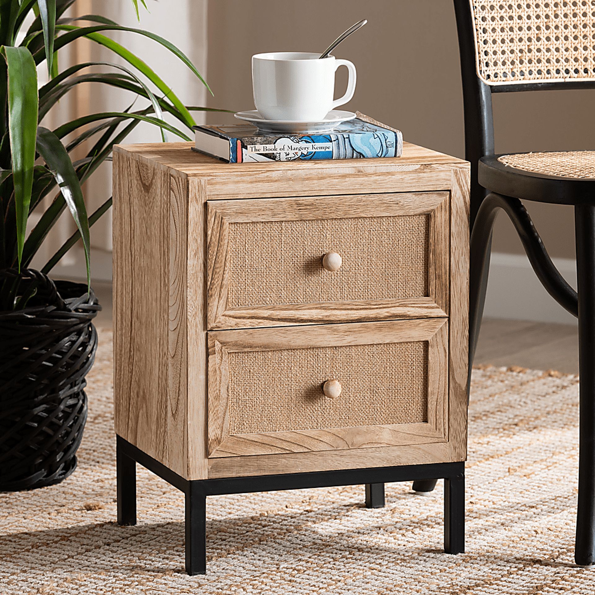 Lalane Brown Small Nightstand - Image 7