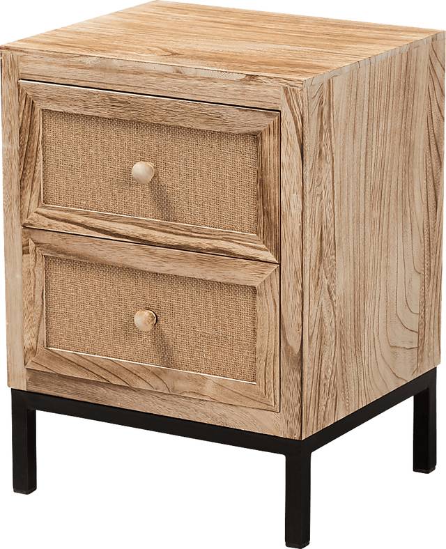 Lalane Brown Small Nightstand - Thumbnail - Image 1