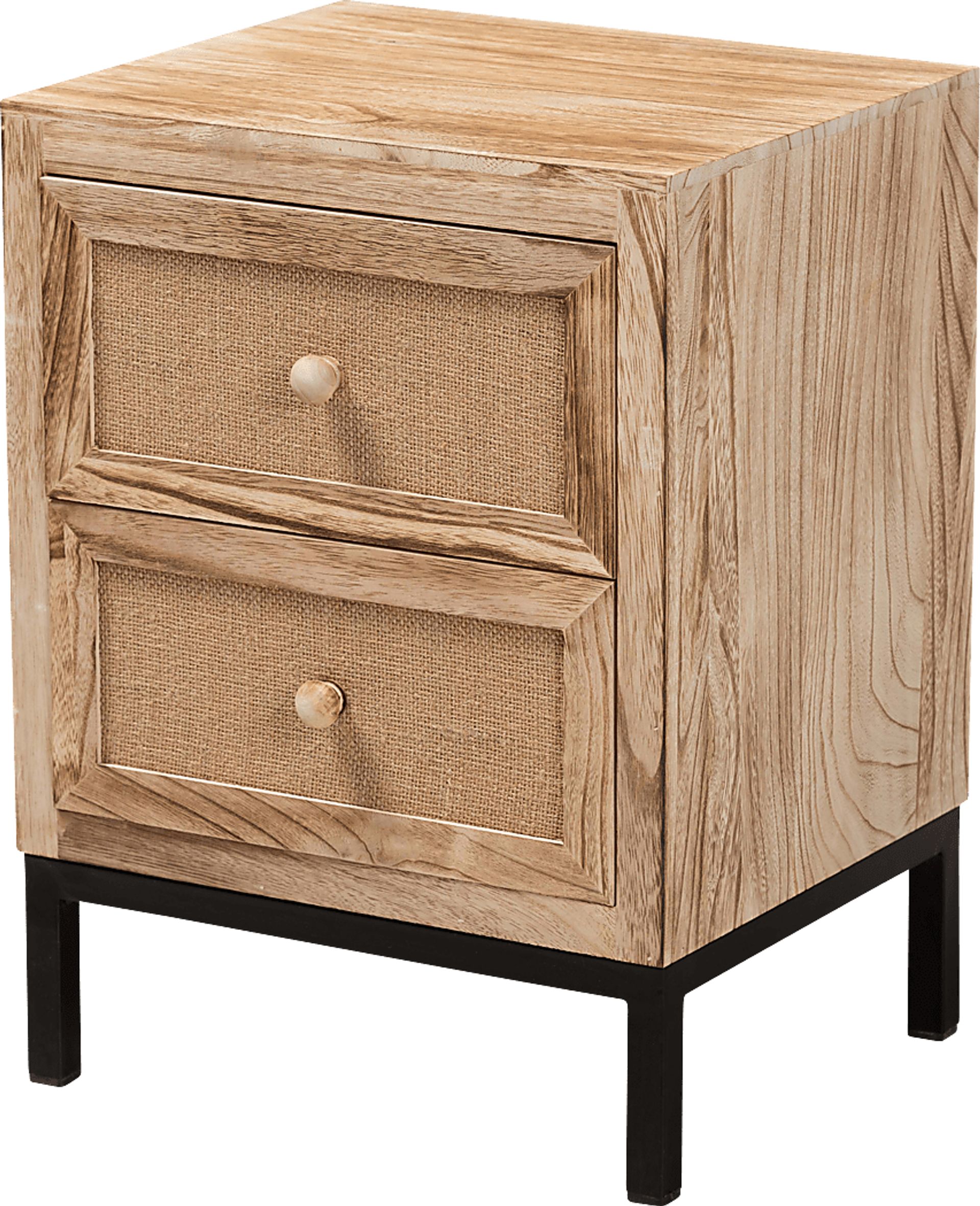 Lalane Brown Small Nightstand - Image 1