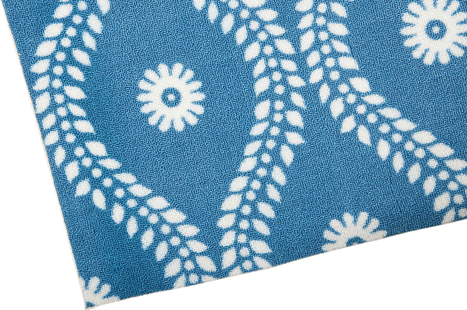 Lalitha Navy 5' x 8' Indoor/Outdoor Rug - Image 3