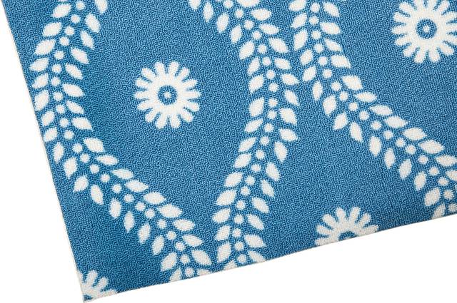 Lalitha Navy 8' x 11' Indoor/Outdoor Rug - Thumbnail - Image 3