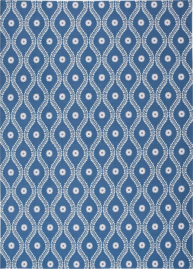 Lalitha Navy 8' x 11' Indoor/Outdoor Rug - Thumbnail - Image 1