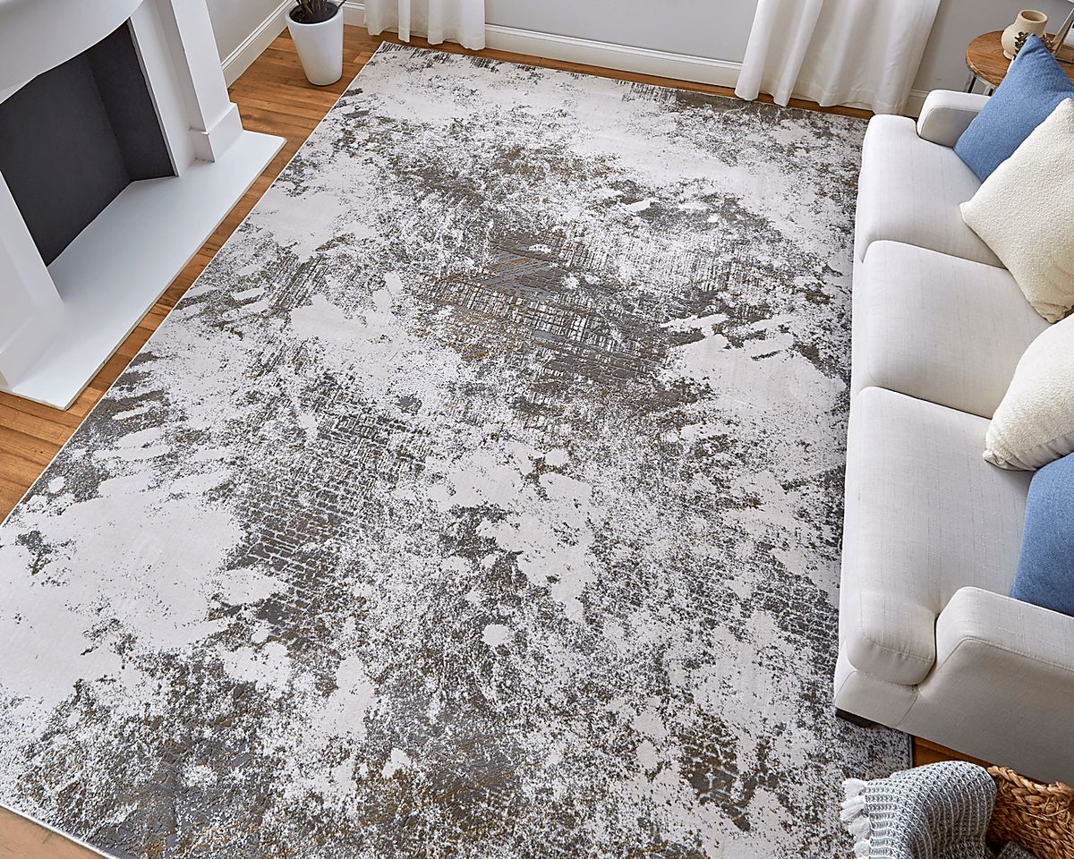 Lallo Gray,Silver,Taupe Beige,Gray Rugs | Rooms to Go