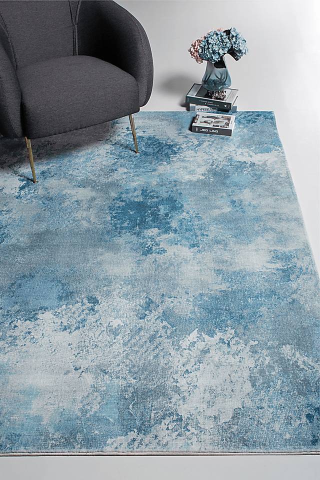 Lamanora Blue 5' x 7' Rug - Thumbnail - Image 2