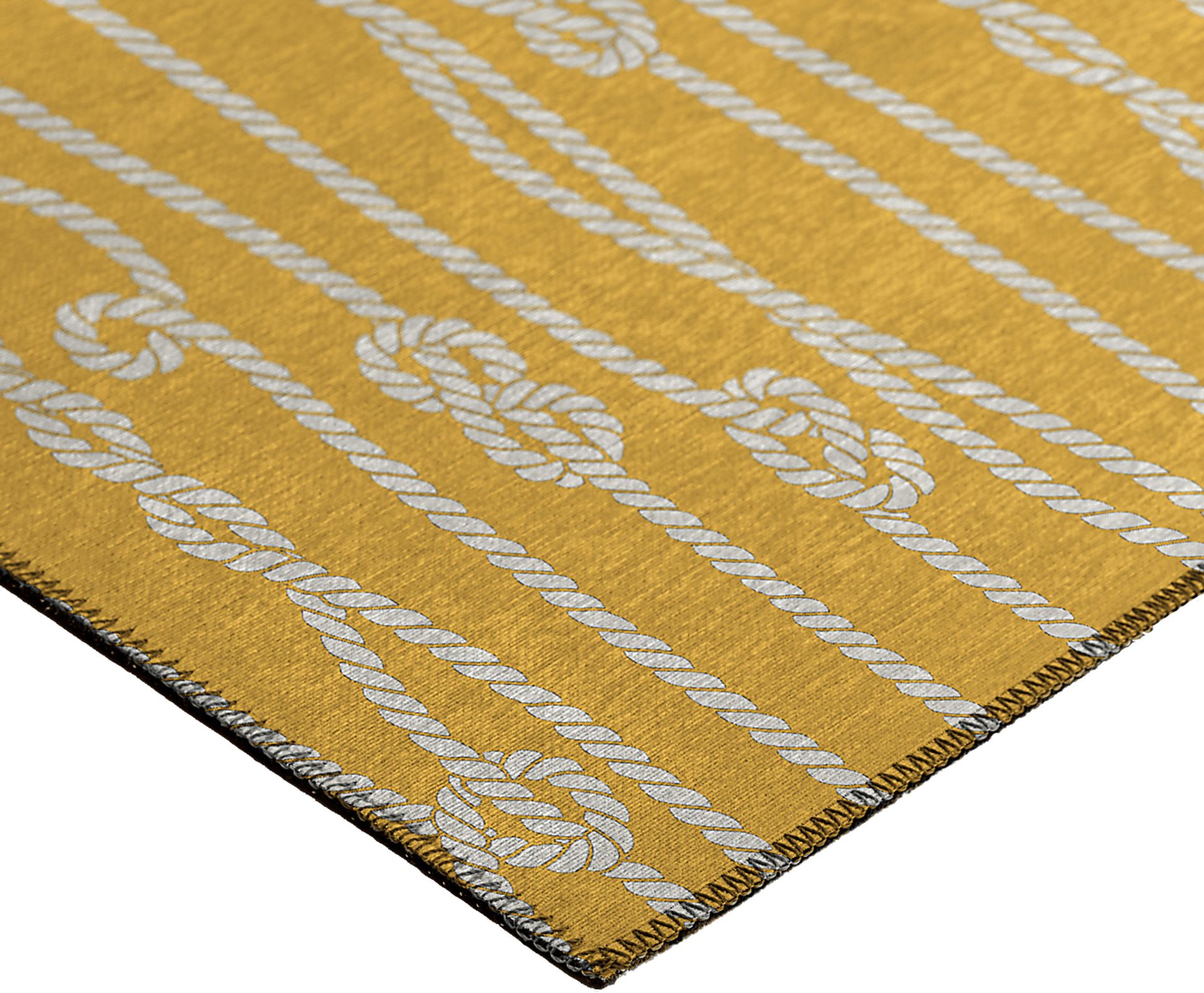Lamanto Yellow 5' x 8' Rug - Image 3