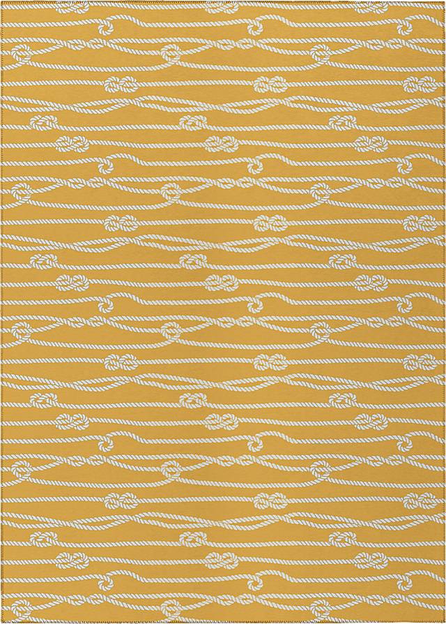 Lamanto Yellow 5' x 8' Rug - Thumbnail - Image 1