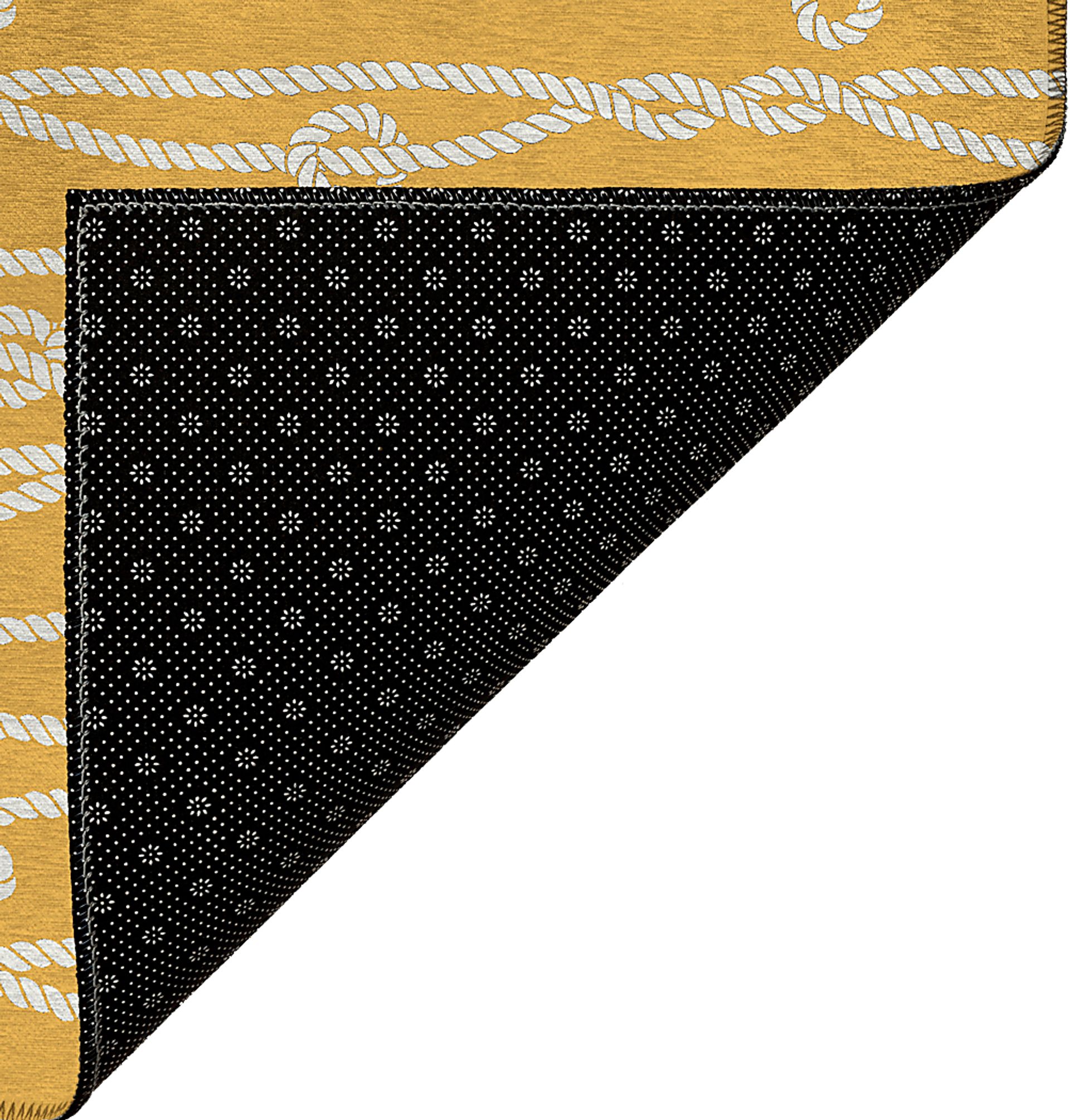 Lamanto Yellow 8' x 10' Rug - Image 4