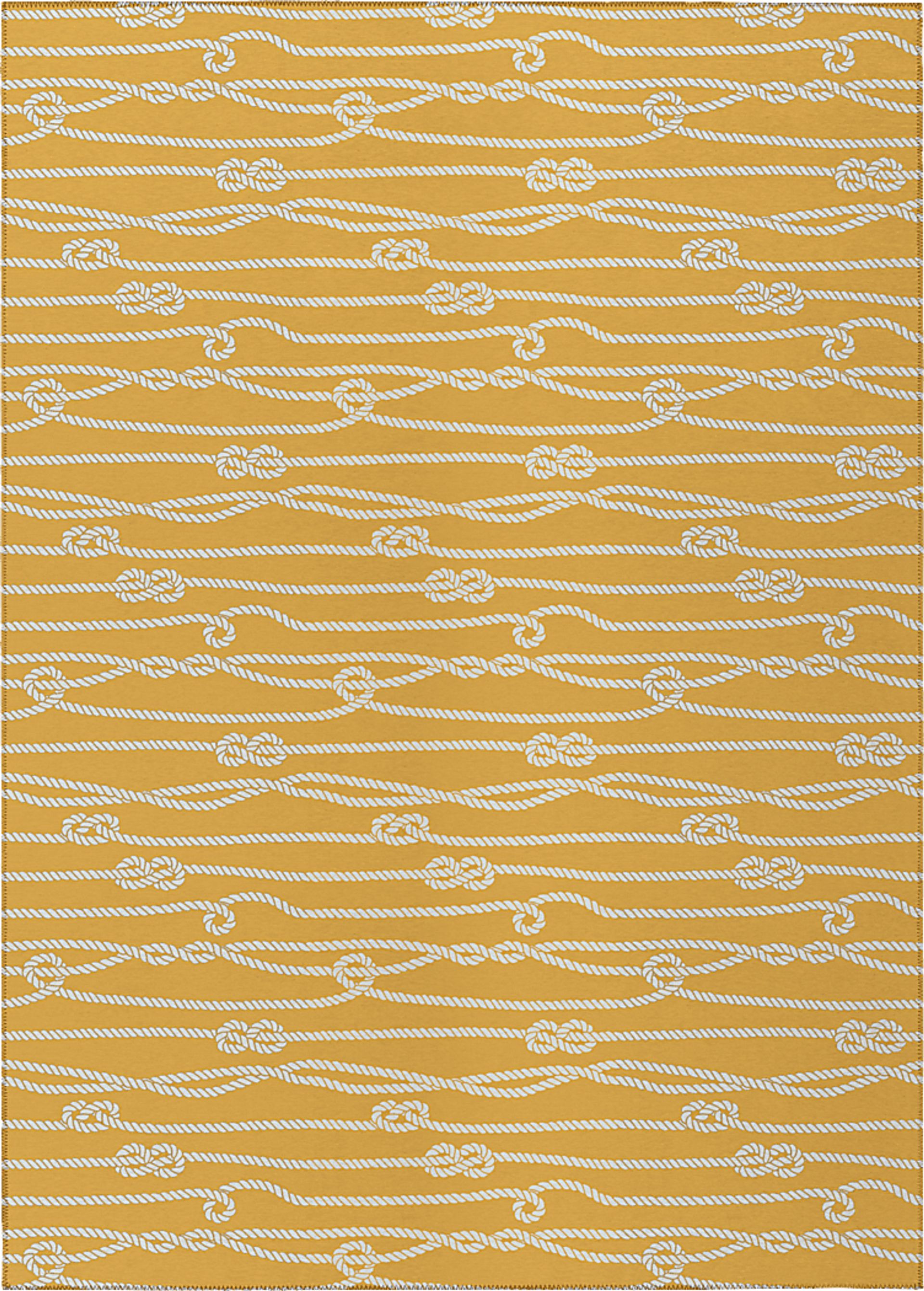 Lamanto Yellow 8' x 10' Rug - Image 1