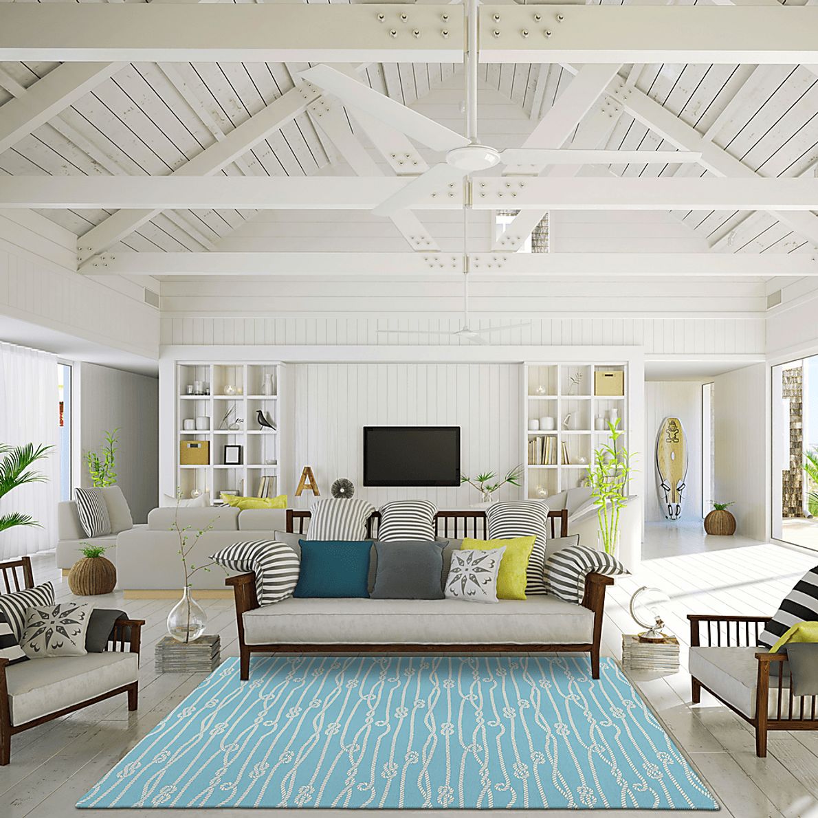 Lamanto Blue 3' x 5' Rug