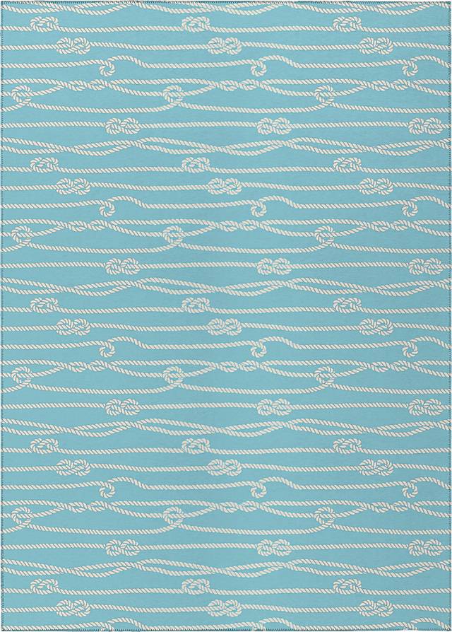 Lamanto Blue 3' x 5' Rug - Thumbnail - Image 1