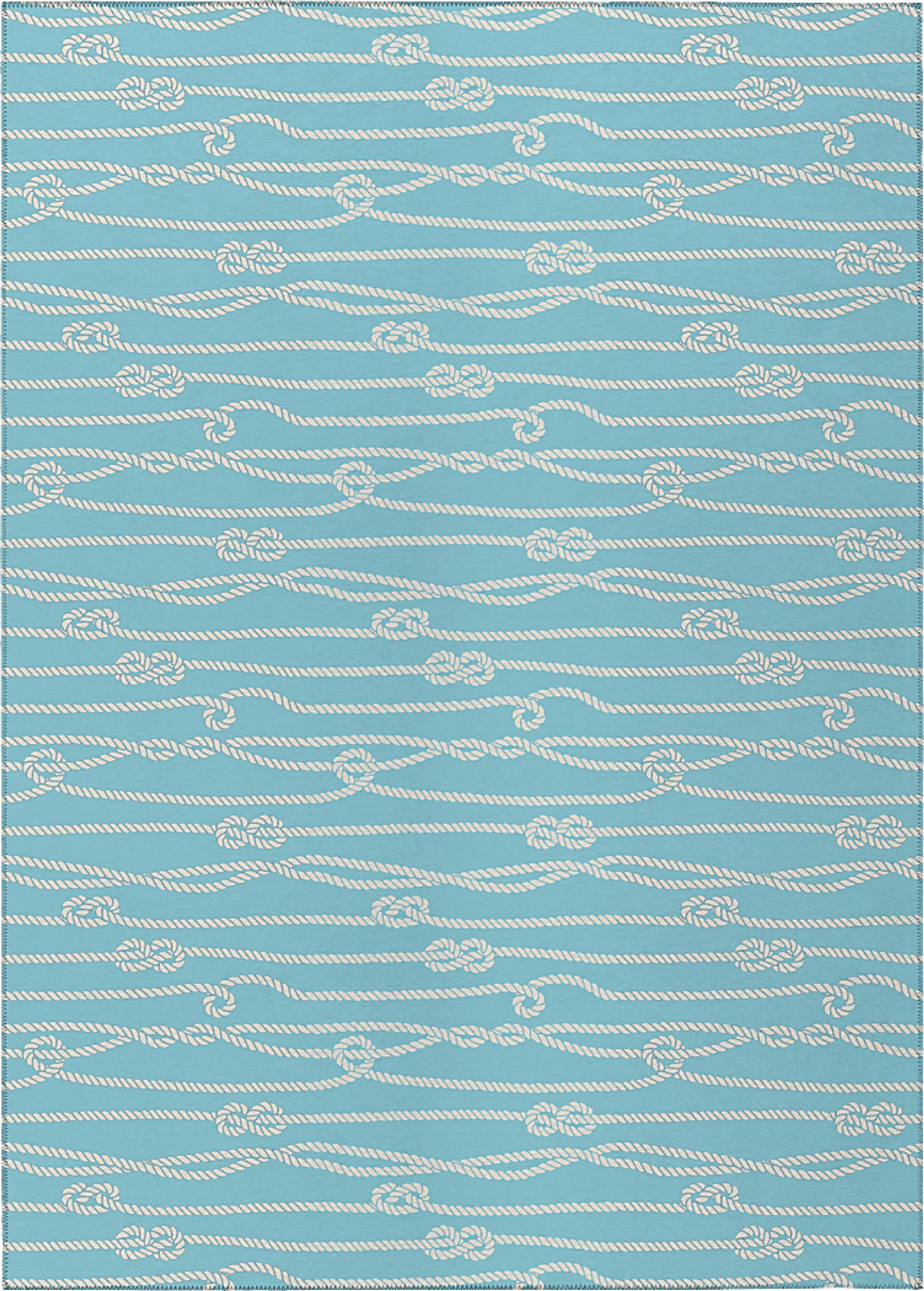 Lamanto Blue 8' x 10' Rug - Image 1