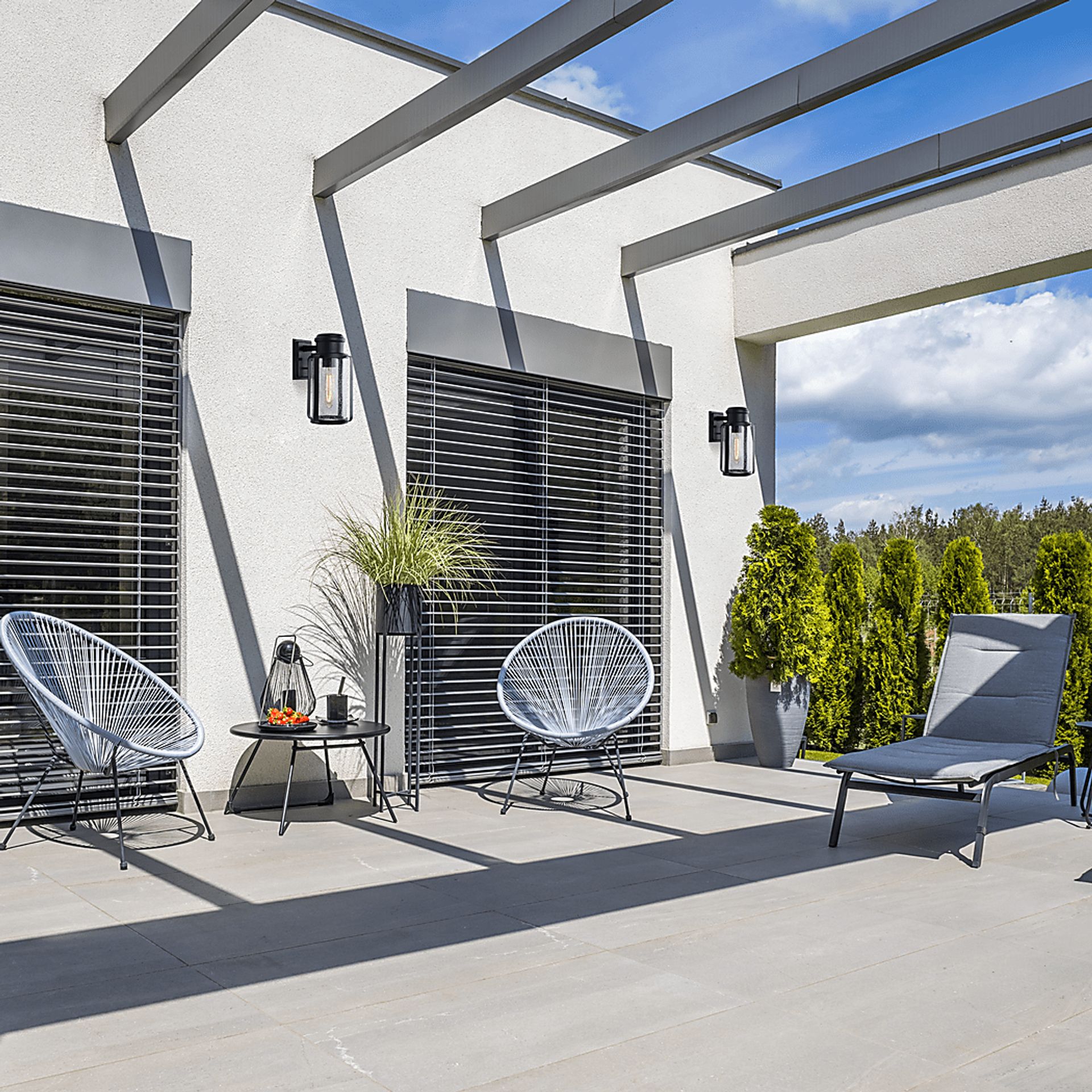 Lamarre Trail Black Medium Outdoor Sconce - Image 2