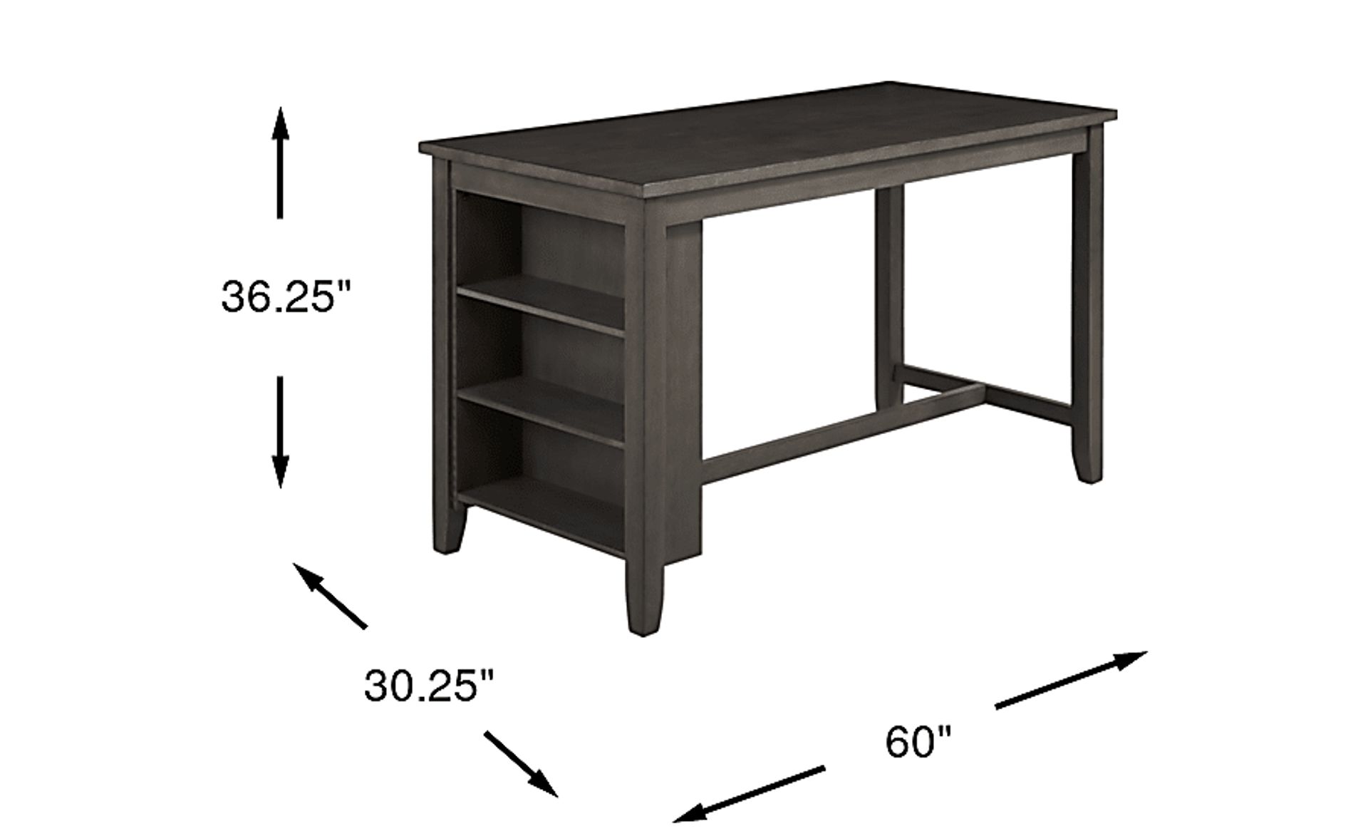 Dimension Image. Please refer to the Dimension Tab on this page for dimension details.