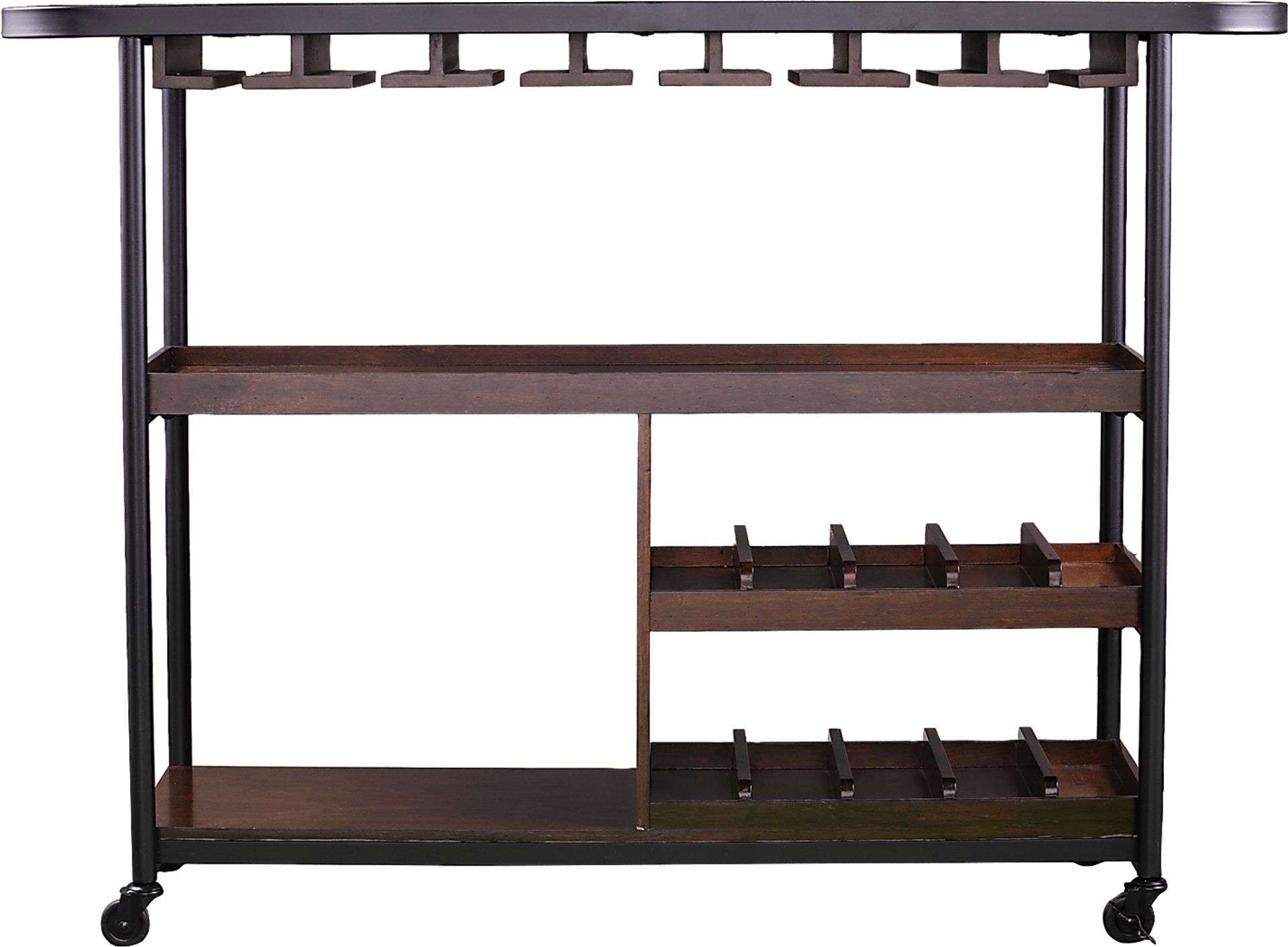 Lamasney Brown Bar Cart - Image 2