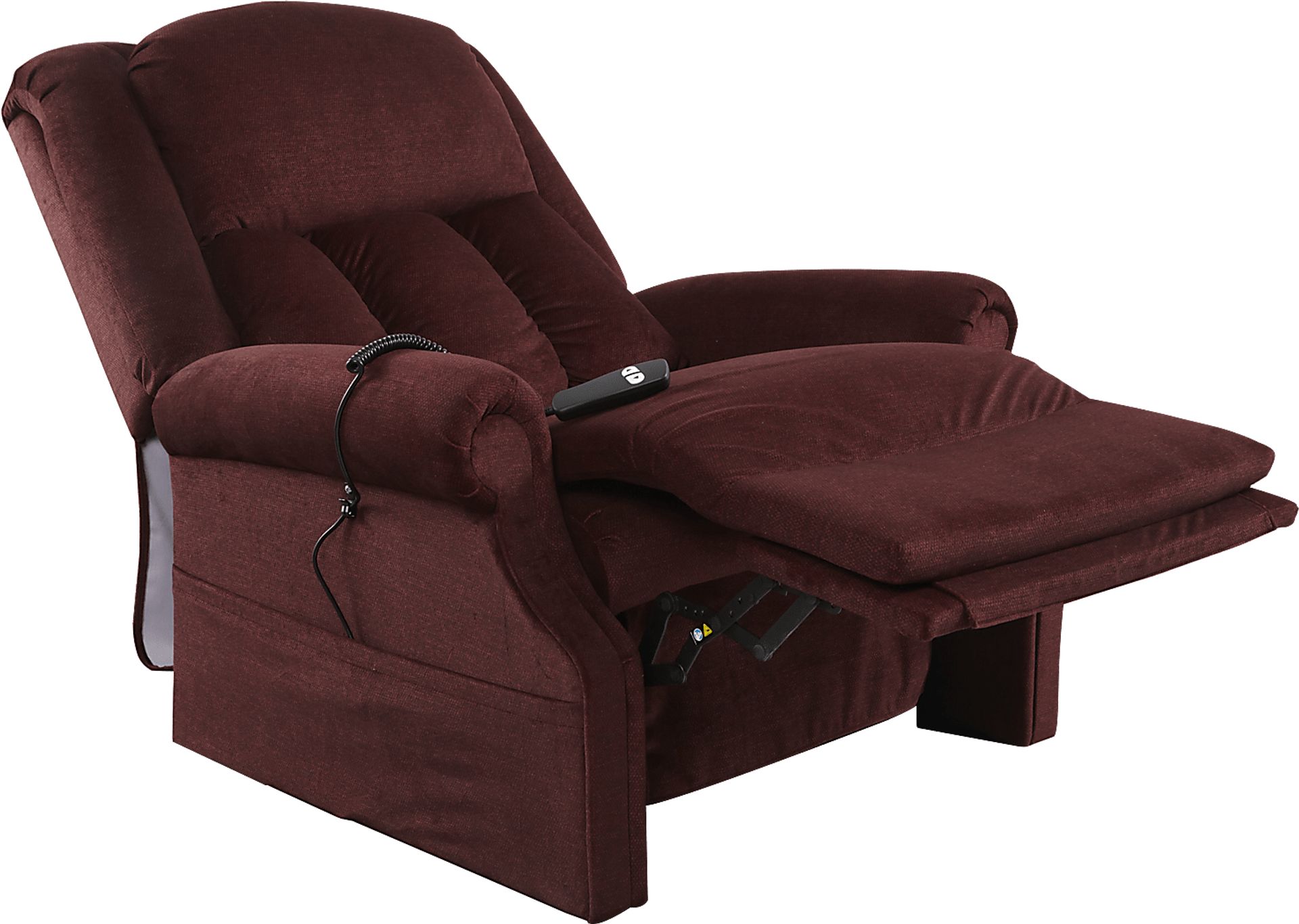 Lambeth Burgundy Lift Chair Power Recliner - Image 3