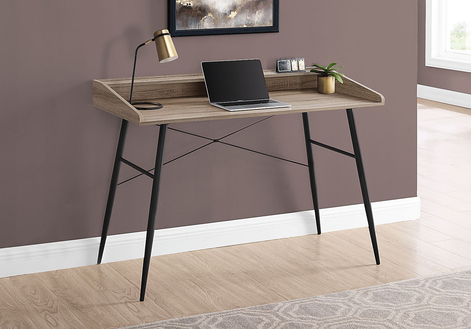 Lambright Dark Taupe Desk - Image 2