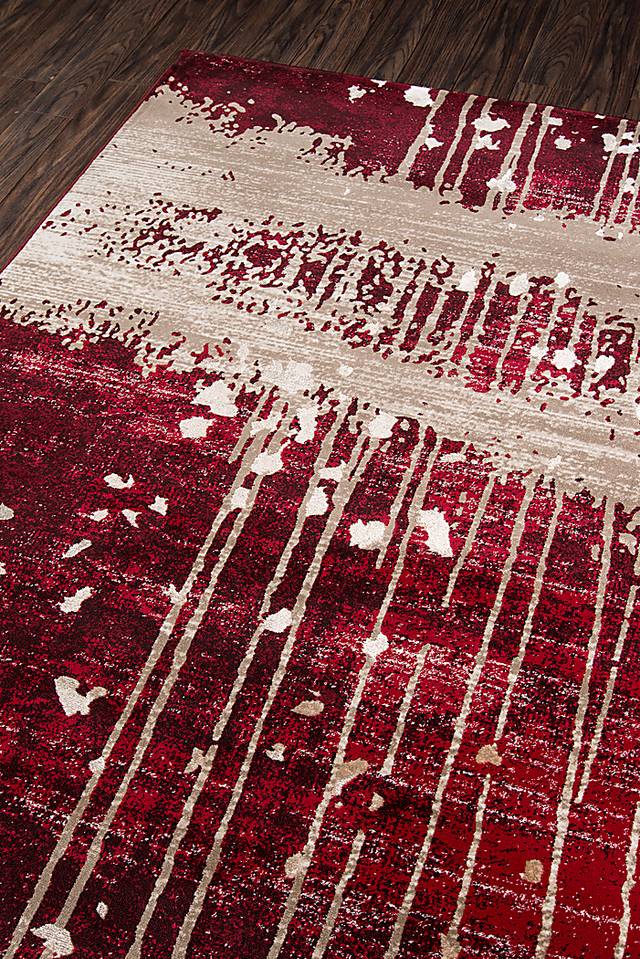 Lambros Red 5' x 7'6 Rug - Thumbnail - Image 5