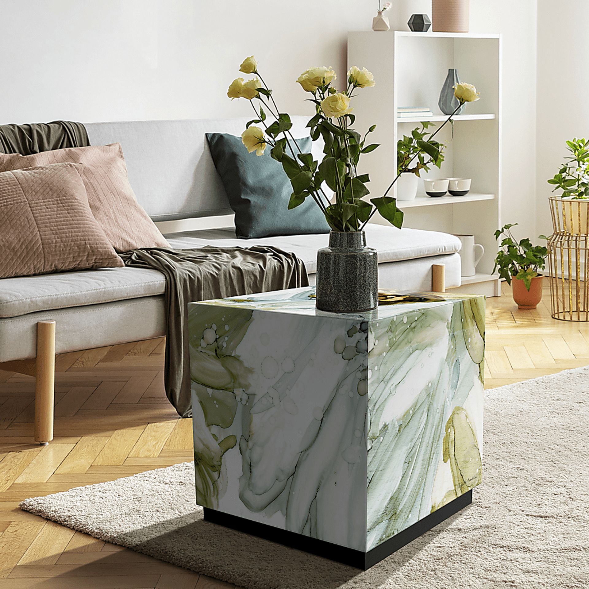 Lambrose Green Accent Table - Image 2