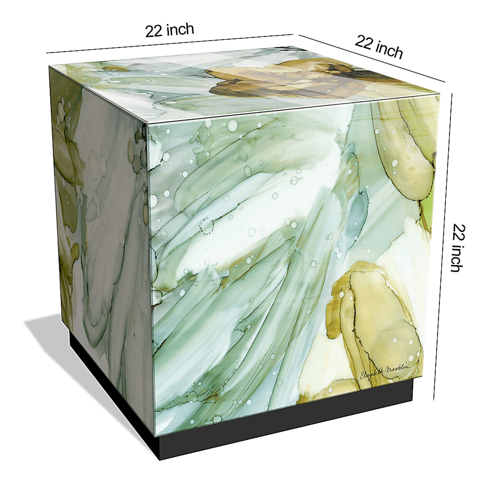 Lambrose Green Accent Table - Image 8
