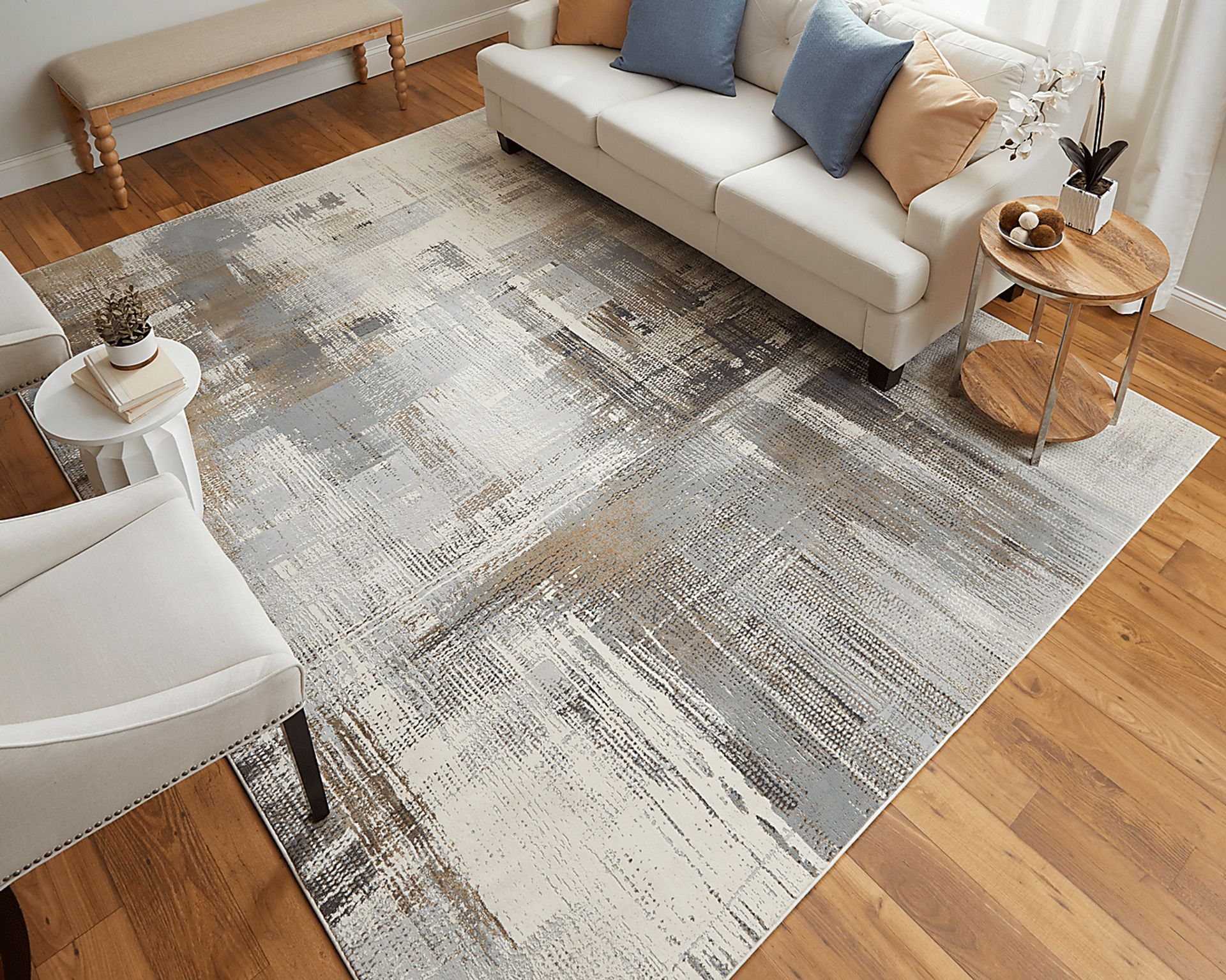 Lamgue Ivory 5' x 7'6 Rug - Image 2