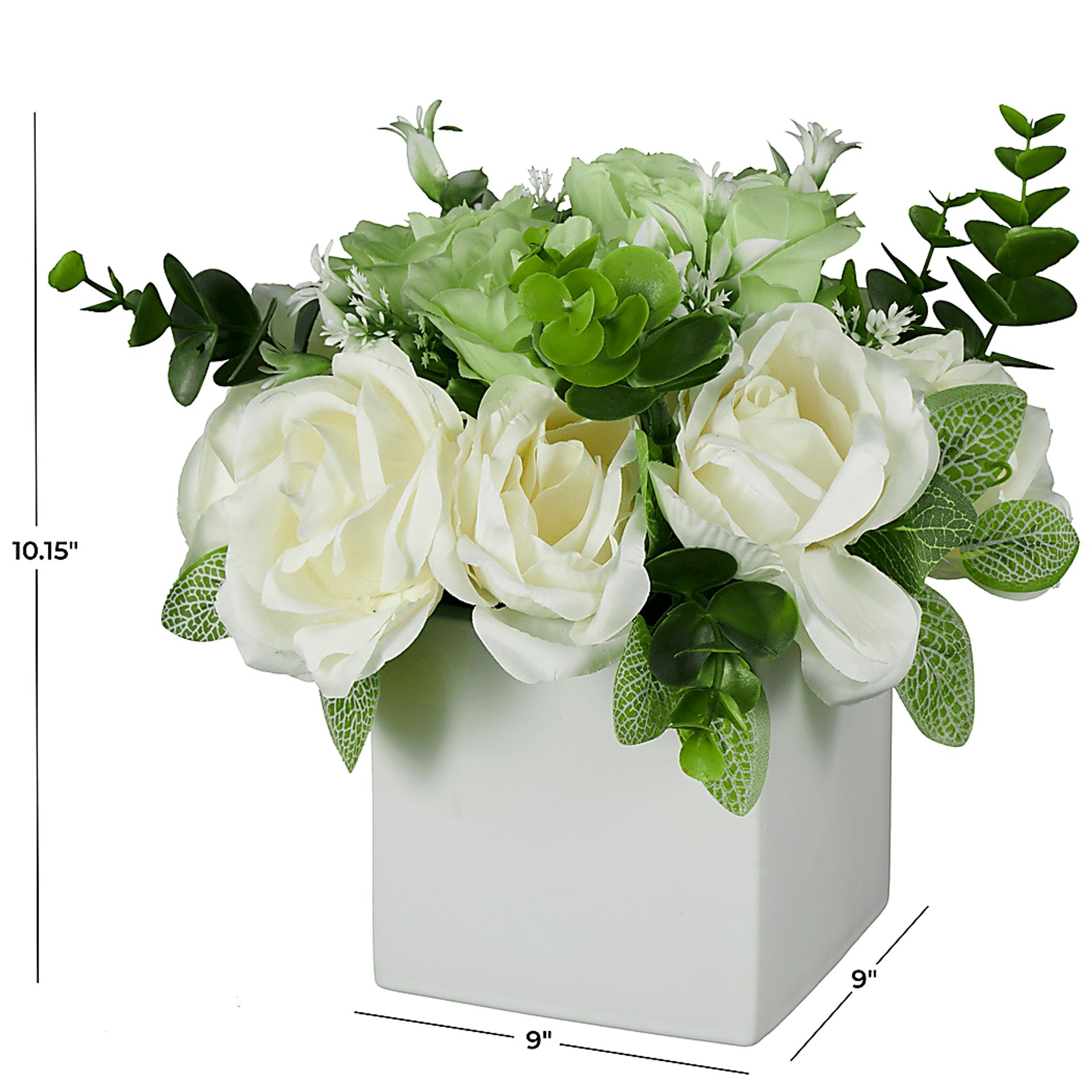 Lamhi White Indoor/Outdoor Silk Floral - Image 4