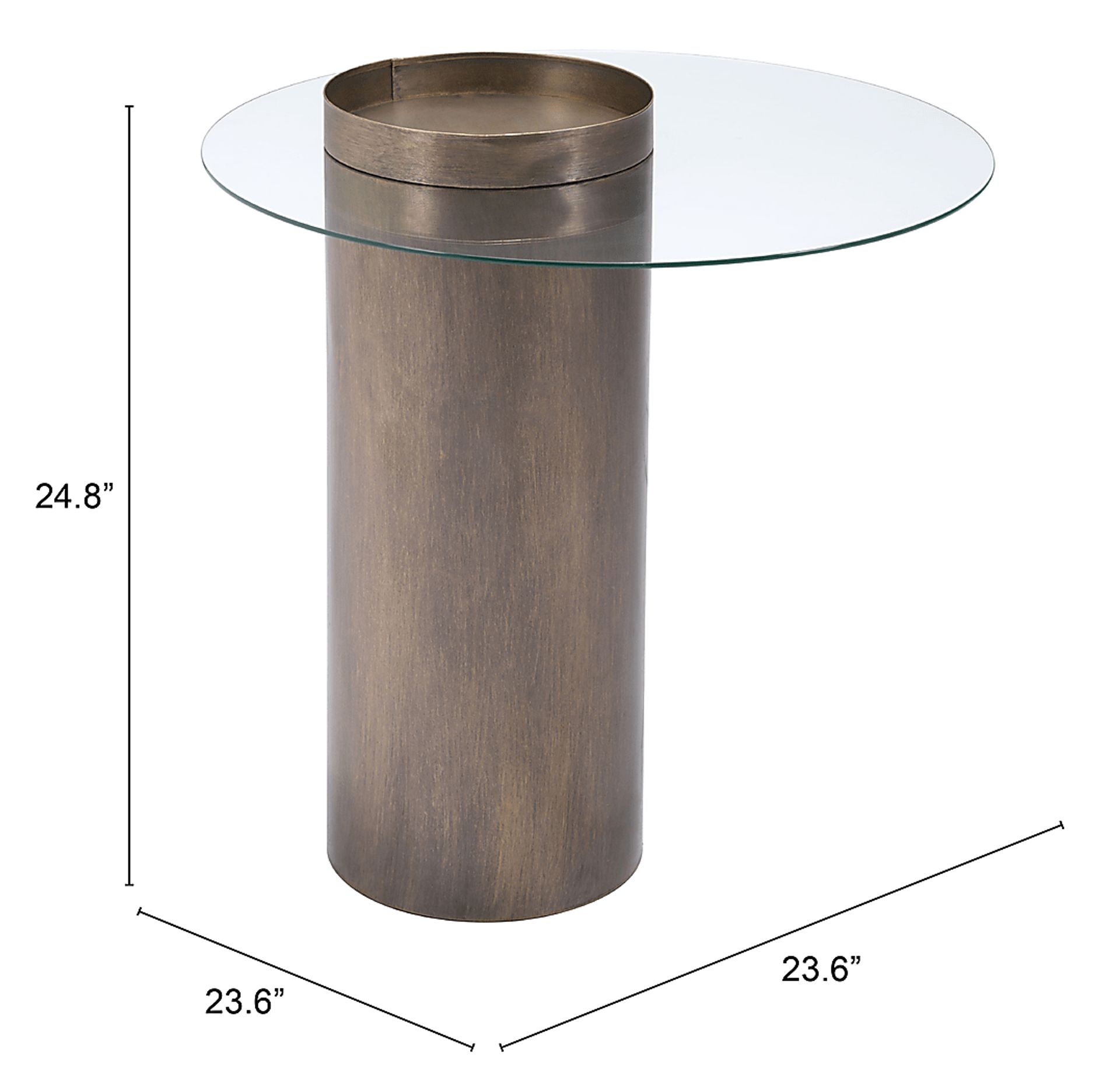 Lamington Gold End Table - Image 8