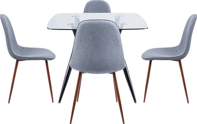 Lamirda I Blue 5 pc. Dining Set - Thumbnail - Image 2