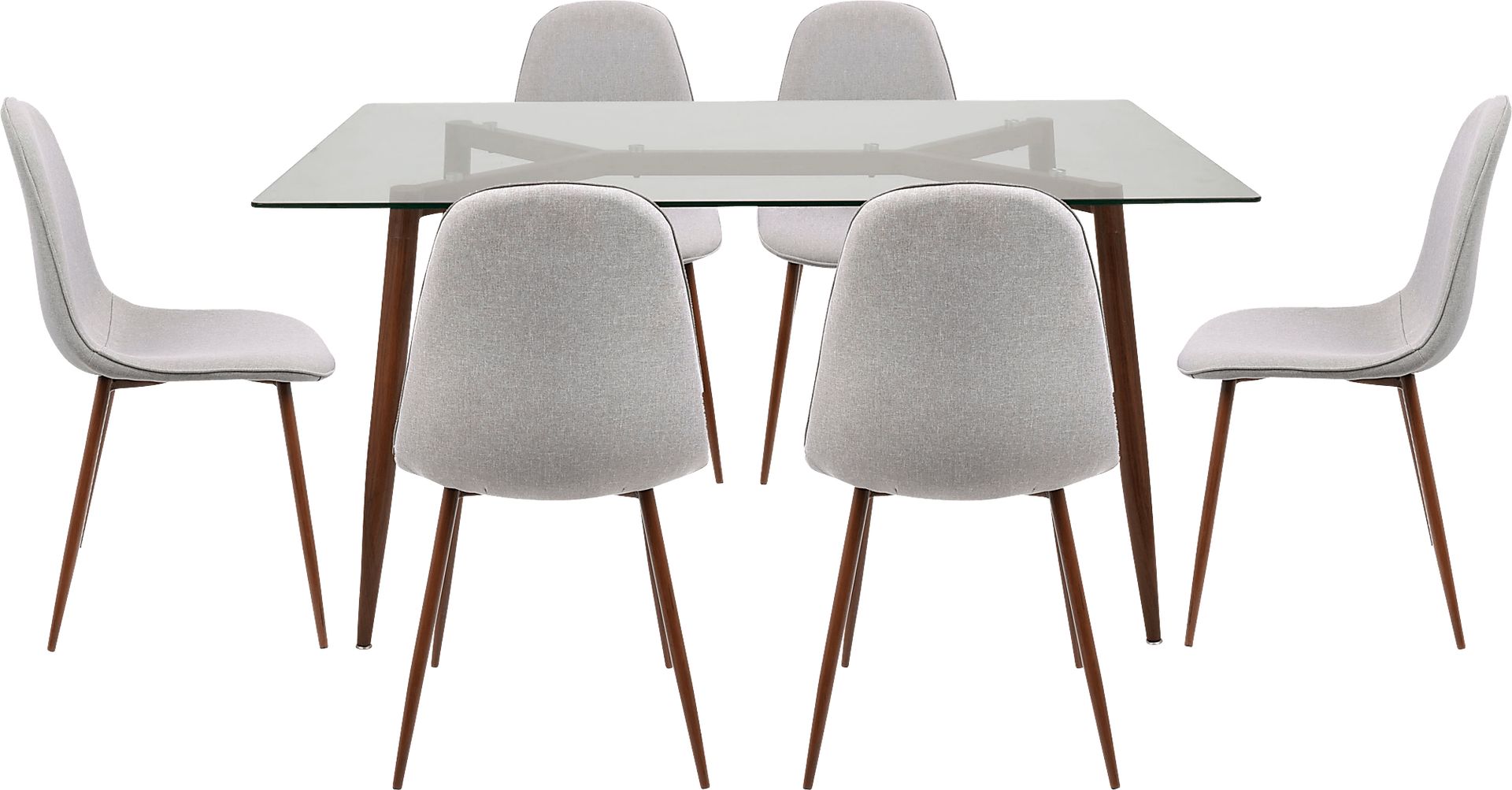 Lamirda II Gray 7 Pc. Dining Set - Image 1