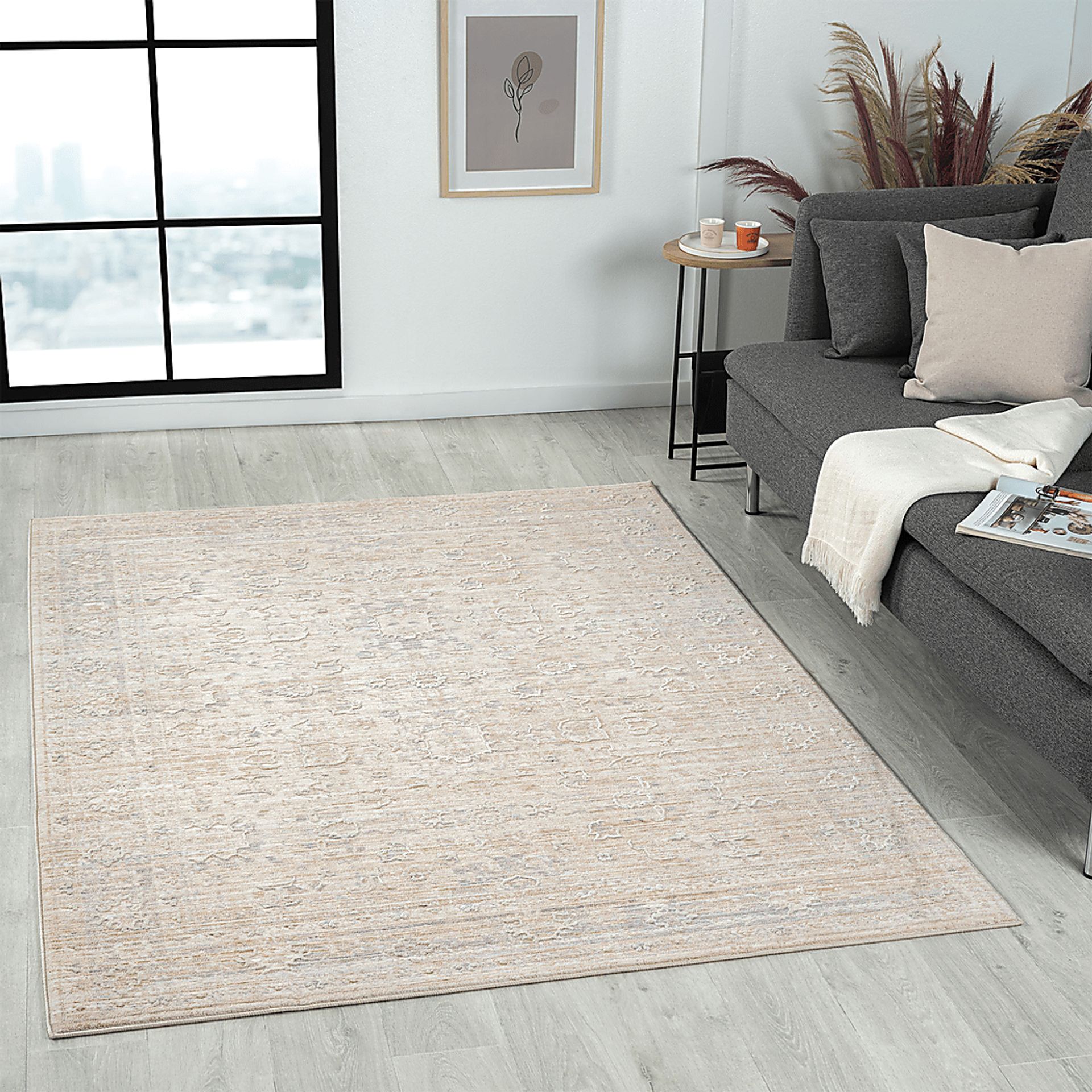 Lamisle Gray 5' x 7'11 Rug - Image 2