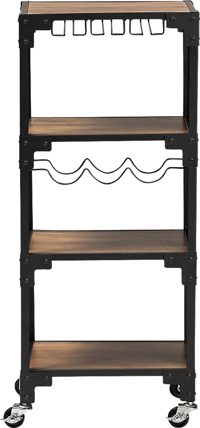 Lammer Black Bar Cart - Thumbnail - Image 2
