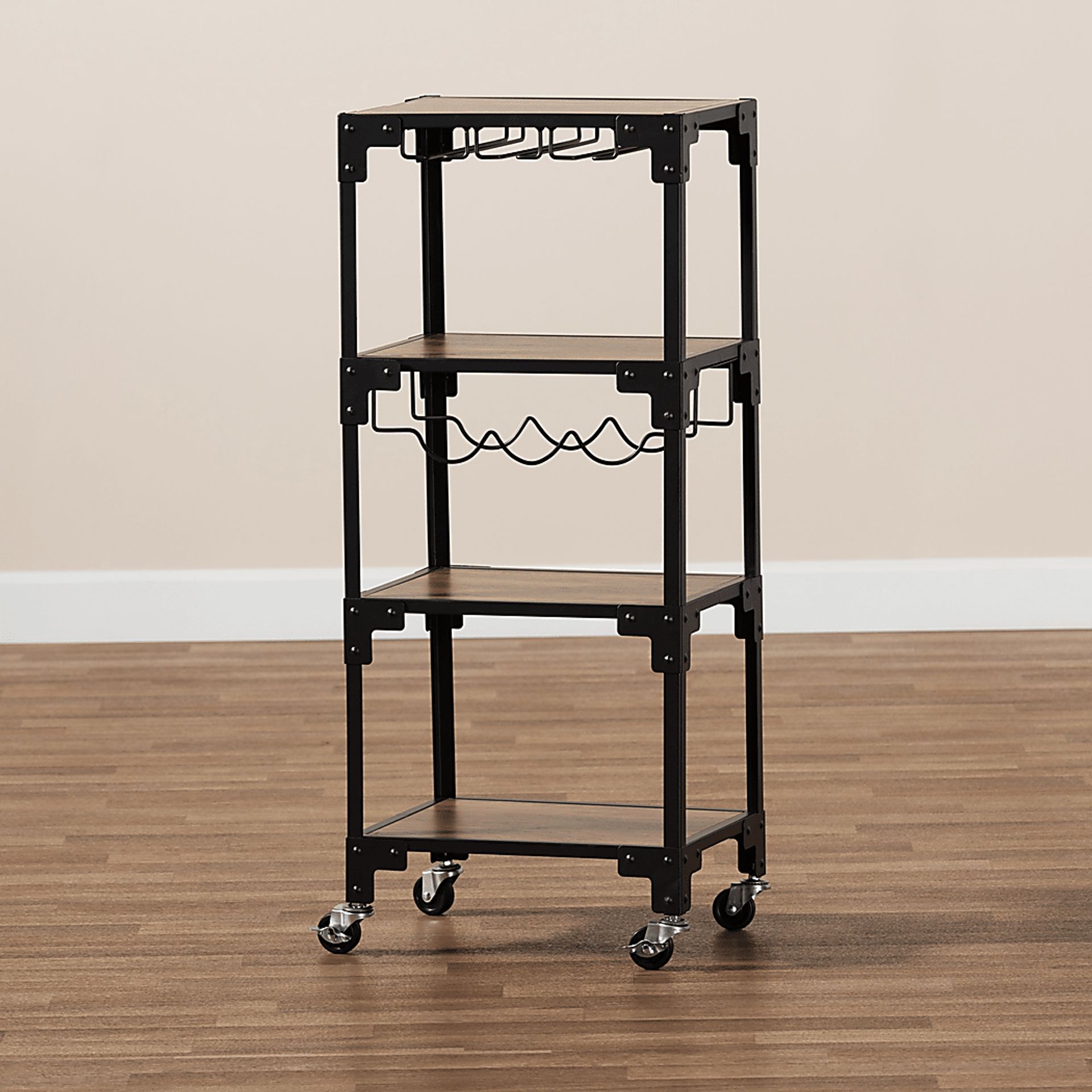 Lammer Black Bar Cart - Image 7