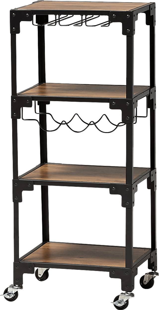 Lammer Black Bar Cart - Thumbnail - Image 1