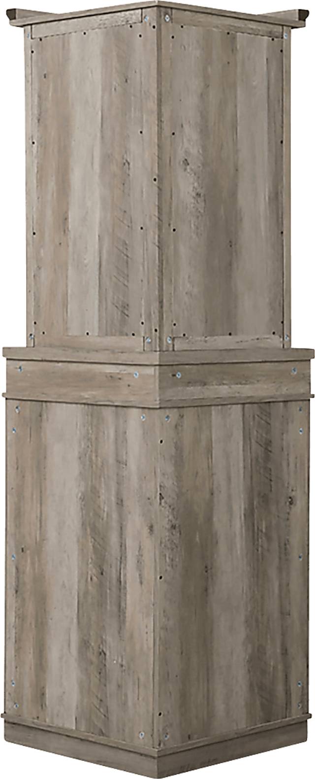 Lamon Gray Bar Cabinet - Thumbnail - Image 6