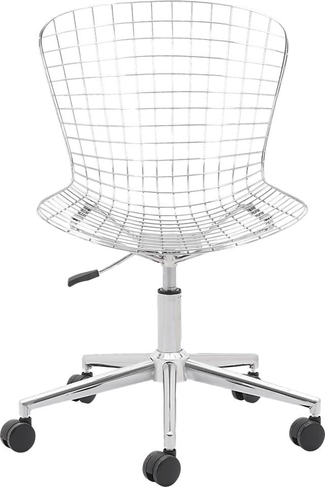 Lamoni White Desk Chair - Thumbnail - Image 7